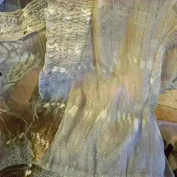 BCBGMAXAZRIA sheer top. Size Medium. - Picture 3 of 5